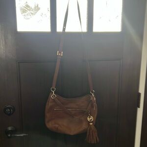 Michael Kors brown leather purse